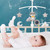 Jolly Baby Musical Crib Mobile With Projection And Night Light, Infant Bed Decoration Toy Hanging Rotating Bell For Newborn 0-24 Months