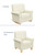 Graco Harper Poly-linen Indoor Nursery Rocking Chair Oatmeal Beige