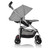 Evenflo Urbini Reversi Lightweight Stroller, Solid Print Heather Gray