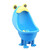 Nicexmas Baby Boys Urinal Potty Training Stand Urinal Groove Toilet Bathroom Accessories (blue)
