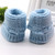 Deepablaze 0-6m Baby Infant Crochet Knit Fleece Boots Bowknot Toddler Girl Boy Wool Crib Shoes Winter Warm Booties Blue/orange/red/yellow