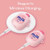 Pink Silicone Airpods Case, Alquar Cute Cartoon 3d Funny Character Designer Airpods Case For Girls Women, Fashion Stylish Cool Cover Airpod 2/1 Case Skin With Keychain -baby Lotion