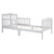 Zimtown Toddler & Kids Bed Bedroom Wood Furniture With Rails Multi-color