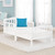 Zimtown Toddler & Kids Bed Bedroom Wood Furniture With Rails Multi-color