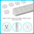 Casewin Plastic Outlet Covers, 50 Pack, Shock Prevention, Child Safe, Easy Install, Clear