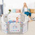 Gymax Fashion 10-panel Foldable Baby Playpen Kids Activity Centre W/ Tray Table & Desk