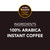 Araku Boomi Premium Instant Coffee, Medium Roast, 100% Arabica, Araku Valley, 3.5 Oz. Jar, Naturally Caffeinated (2 Pack)