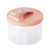 Tureclos Baby Milk Powder Storage Box Container Snacks Sealed Packaging Dispenser Kitchen Travelling Accessories Fruit Seasoning Pink Orange