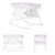 Dream On Me Palm 3 In 1 Bassinet Playpen In White