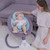 Miumaeov Baby Bouncer With Music And Toys Bluetooth Function Cradle Rocker For 0-12 Months Newborn Babies Blue