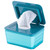 Ibaste Wipes Dispenser, Baby Wipes Case With Lid Removable Wet Tissues Case Flushable Bathroom Storage Wipe Box Keep Wipes Fresh