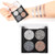 Dengmore Mini Portable Shimmer Glitter Eye Shadow Powder Pal-ette Matte Eyeshadow Cosmetic Makeup