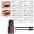 Eyebrow Stencil Kit Eyebrow Stamp Kit Eeybrow Print One Step Natural Powder Stamp Shaping Kit