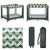 Dream On Me Zoom Portable Playard, Green