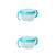 2pcs Baby Kids Toddler Snack Catcher Double Handle Snack Cup Jar Bowl Spill-proof Biscuits Container Box