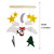 Woodland Nursery Decoration Baby Wind Chimes Hanging Crib Mobile Starry Night