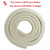 L Shape Baby Proofing Safety Corner Guards Rubber Edge Protectors Sets Extra Thick Foam Bumper Soft Strip Cushion 6.5ft For Furniture Desk Table Step Fireplace Windowsill (rice White)
