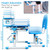 Costway Children's Desk Chair Set Height Adjustable Study Table Blue