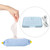 Electric Baby Kids Wipe Warmer Napkin Heating Box Tissue Paper Warmer Usb Charging Light Blue