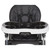 Dream On Me Solid Times High Chair, Compact & Sleek High Chair, Multiple Recline And Height Positions, Lightweight Portable Highchair, In Black