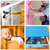 10 Pack Baby Proofing Cabinet Strap Locks - Kids Proof Kit - Child Safety Drawer Cupboard Oven Refrigerator Adhesive Locks - Adjustable Toilets Seat Fridge Latches - No Drilling