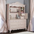 Evolur Aurora Hutch And Bookcase, Dusty Rose