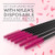 Nylea 120 Pack Disposable Eyelash Curler Brush Set - Mascara Eye Applicator Wand - Eyelash Spoolers Comb Wands Brushes