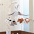 Lambs & Ivy Patchwork Jungle Cream/gray Musical Baby Crib Mobile Soother Toy