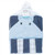Hudson Baby Infant Boy Hooded Towel And Five Washcloths, Navy Blue Elephant, One Size
