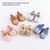 Kaesi 1 Pair Crib Shoes Ultra-thick Cartoon Pattern Blend Fabric Newborn Thickened Crib Shoes Socks For Home