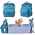 Nordmiex Diaper Bag Backpack With Changing Station, Blue