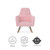 Little Seeds Raven Upholstered Rocker, Nursery Furniture, Pink Velvet