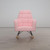 Little Seeds Raven Upholstered Rocker, Nursery Furniture, Pink Velvet