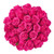 Hot Pink Roses Gift 40 Cm - Fresh Cut Flowers - 24 Stems - By Bloomingmore