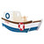 Hape High Seas Early Explorer Wooden Rocker Rocking Ride On Toddler Toy Boat