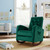 Baby Room High Back Rocking Chair Nursery Chair , Comfortable Rocker Fabric Padded Seat ,modern High Back Armchair
