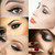 Professional Eyeshadow Stencils Under Eye Pads Eyeshadow Quick Make-up Stencils 4pcs