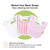 Keababies Organic Baby Bibs, Baby Drool Bibs For Boys & Girls (blush)