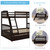 Twin Over Full Bunk Bed With Two Storage Drawers, Removable Ladder And Safety Guardrail For Kids, Teens, Adults, Convertible To 2 Separated Beds, No Box Spring Needed, Espresso