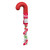Hershey's, Kisses Milk Chocolate Candy, Christmas, 2.56 Oz, Filled Plastic Cane