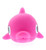 Dollibu Dolphin Rubber Bath Toy Squirter Fuchsia Bath Buddy Fun Floater Animal Collection 4.5" Affordable Gift For Babies Safe For All No Age Restrictions Bath Time / Pool Toy Water Party Giveaways