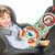 Baby Car Seat Toy With Mirror, Car Toy Steering Wheel, With Music Light And Driving Sound