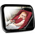 Keababies Large Shatterproof Baby Car Mirror, Crash-tested, Rear Facing (sleek Black)