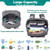 Diaper Bag Backpack Baby Essentials Baby Nappy Changing Bags Waterproof Travel Back Pack With Changing Pad & Stroller Straps & Pacifier Case