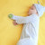 Woombie Pacimitts With Baby Stripes, White, One Size