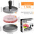 Burger Press With 100 Patty Paper Set Non-stick Hamburger Patty Maker Aluminum Alloy Meat Beef Cheese Veggie Burger Making Molds D