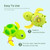 Baby Bath Toys,baby Bathtub Wind Up Turtle Toys, Cute Fun Multi Colors Floating Bath Animal Toys For Kids Toddlers, Child Pool, Swimming Clockwork Water Toys For Boys And Girls