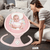 Bioby Baby Swing, Remote Control Baby Bouncer With 5-speeds For Infants, Girl, Gray