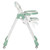 Dream On Me Jazz Highchair, Adjustable Height, Easy To Clean In Green