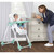 Dream On Me Jazz Highchair, Adjustable Height, Easy To Clean In Green